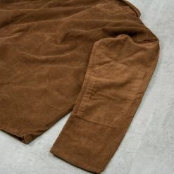 Uskees 3001 Button Corduroy Overshirt - Brown -Kyosho Shop 3001ButtonCorduroyOvershirt Brown4 1024x1024