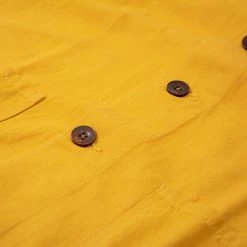 Uskees 3001 Button Overshirt - Yellow -Kyosho Shop 3001ButtonOvershirt Yellow3 1024x1024