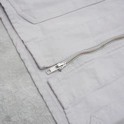 Uskees 3002 Zip Front Overshirt - Grey -Kyosho Shop 3002ZipFrontOvershirt Grey3 1024x1024