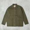 Uskees 3002 Zip Front Overshirt - Vine Green