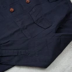 Uskees 3003 Button Single Pocket Shirt - Midnight Blue -Kyosho Shop 3003ButtonSinglePocketShirt MidnightBlue3 1024x1024