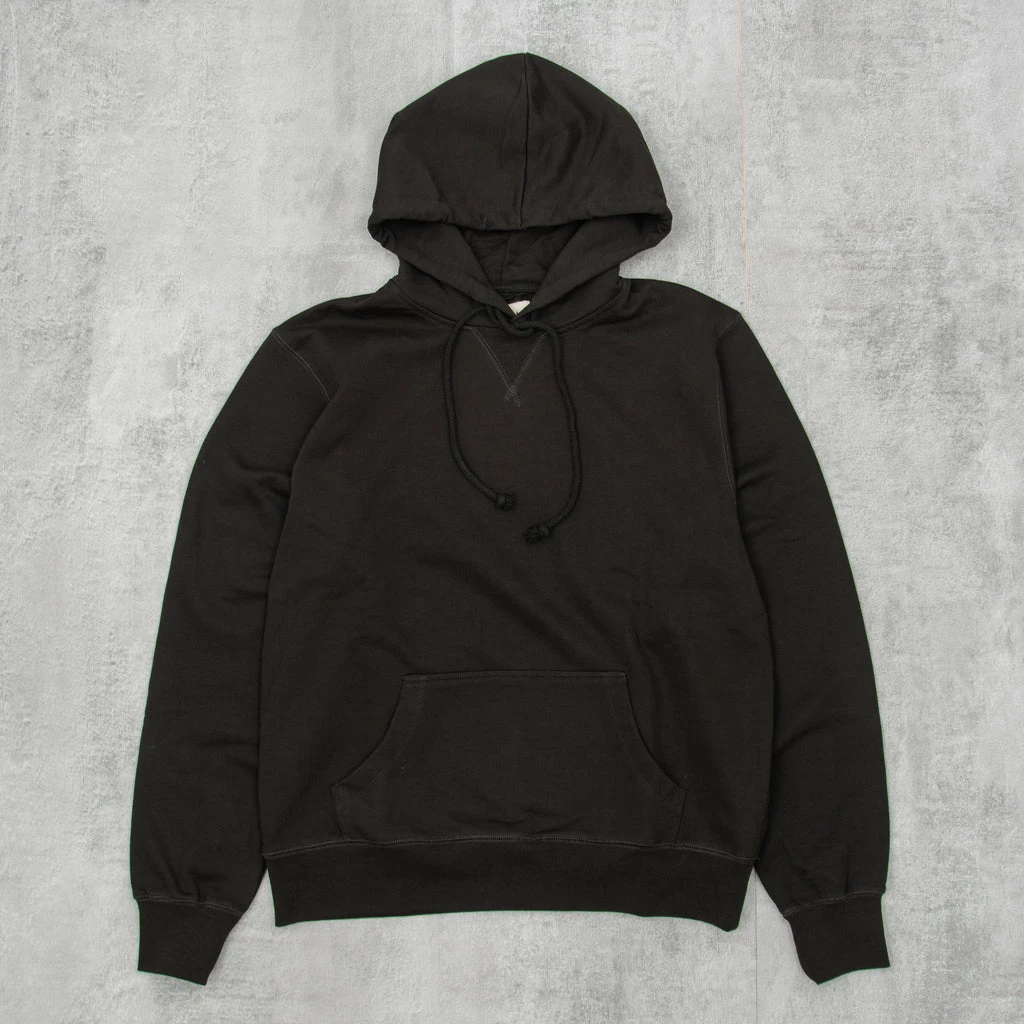 Uskees 7004 Hooded Sweatshirt - Faded Black 1 Uskees 7004 Hooded Sweatshirt - Faded Black