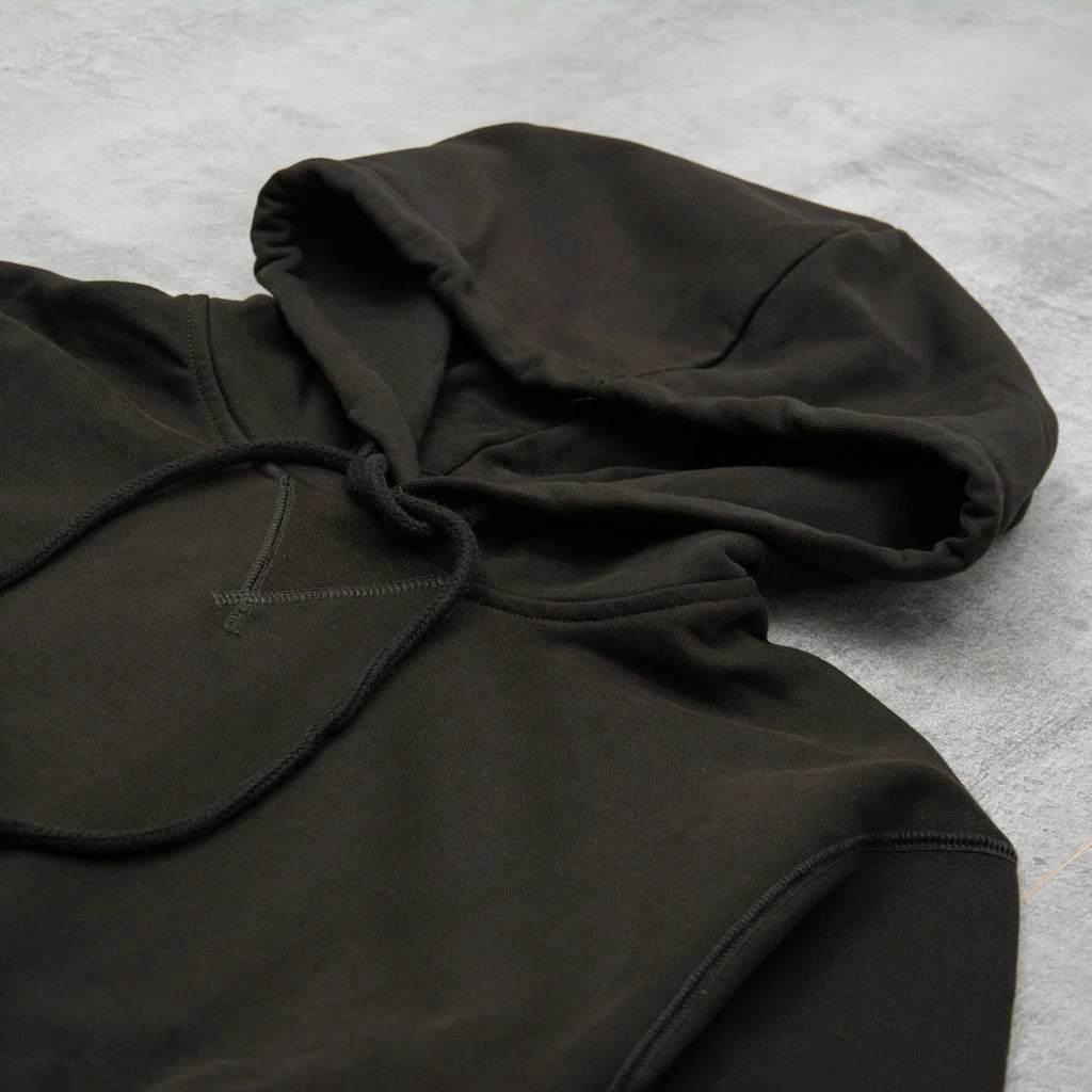 Uskees 7004 Hooded Sweatshirt - Faded Black 2 Uskees 7004 Hooded Sweatshirt - Faded Black - Image 2