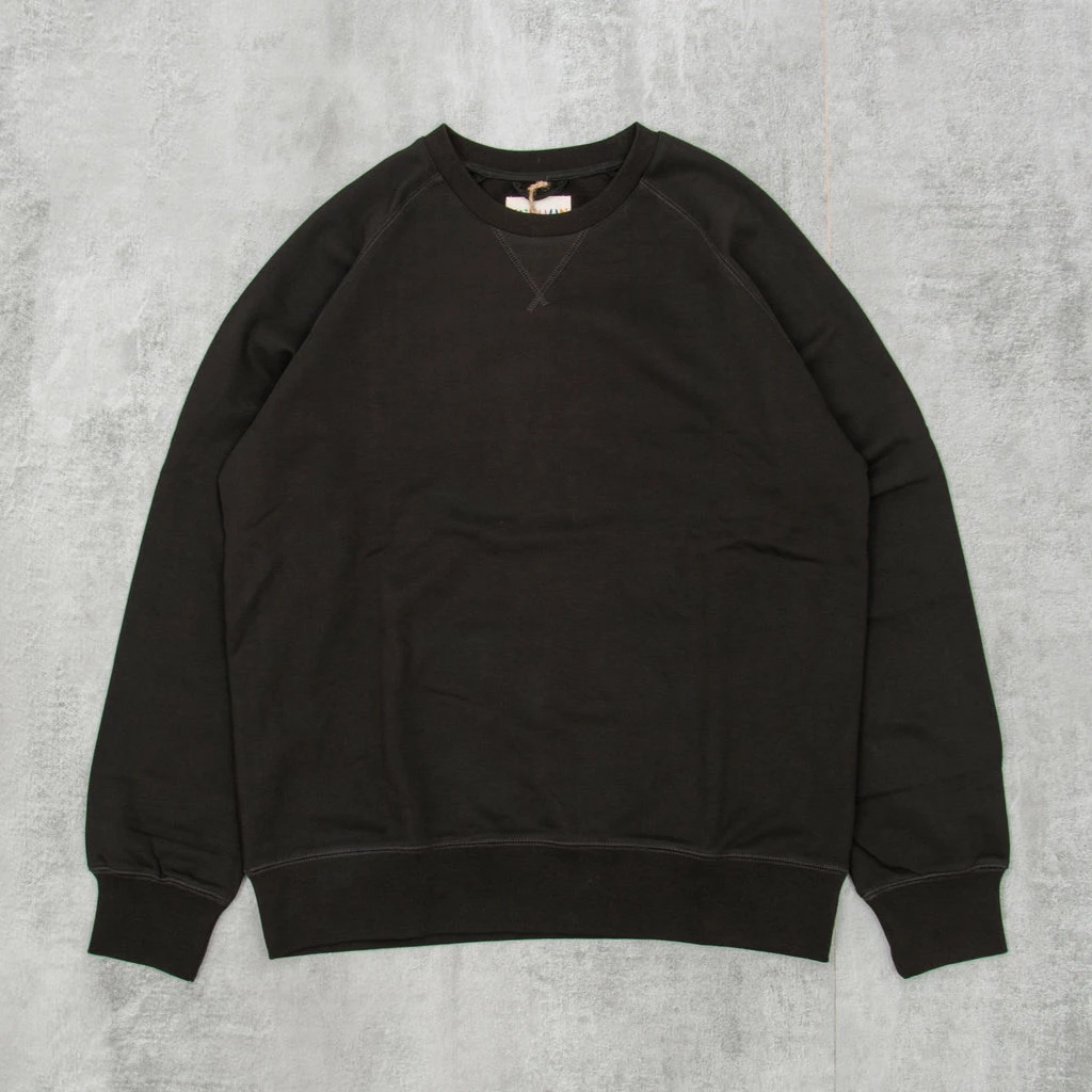 Uskees 7005 Sweatshirt - Faded Black 1 Uskees 7005 Sweatshirt - Faded Black