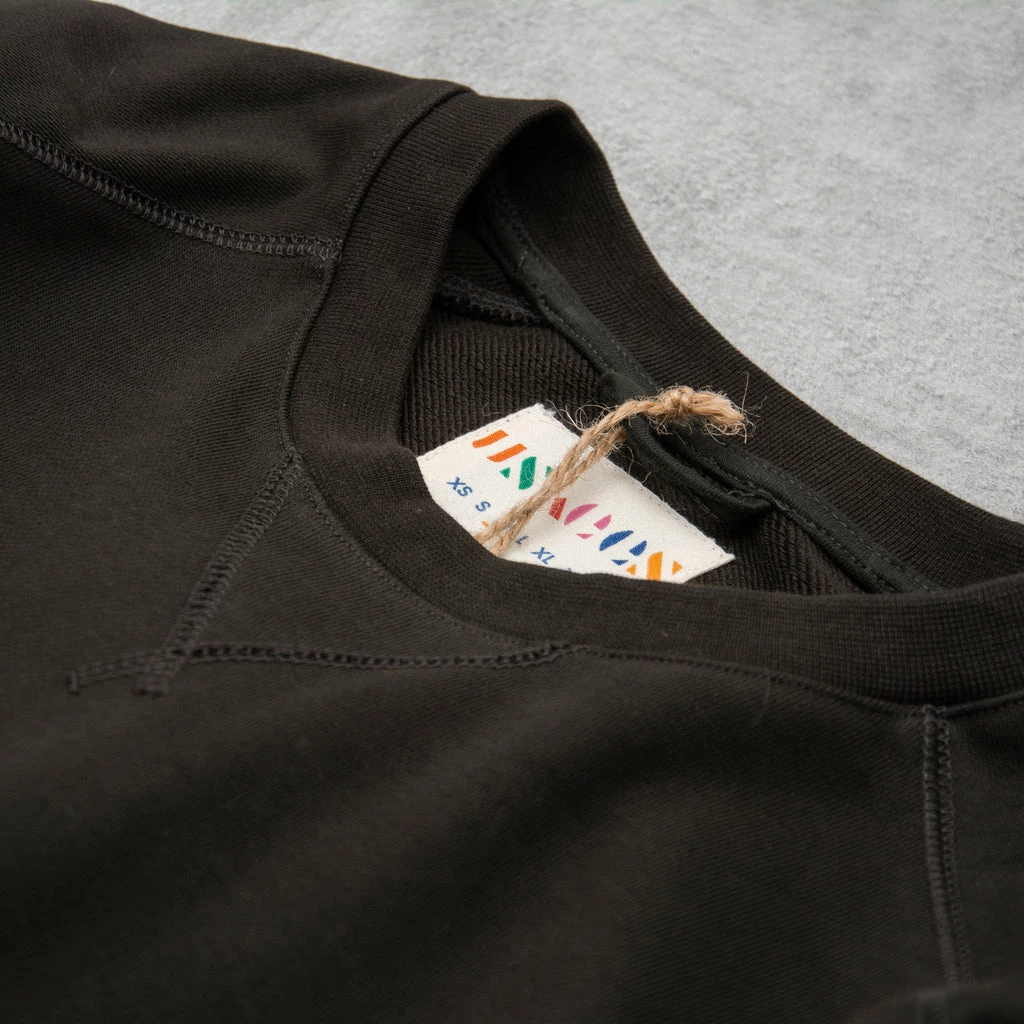 Uskees 7005 Sweatshirt - Faded Black 2 Uskees 7005 Sweatshirt - Faded Black - Image 2