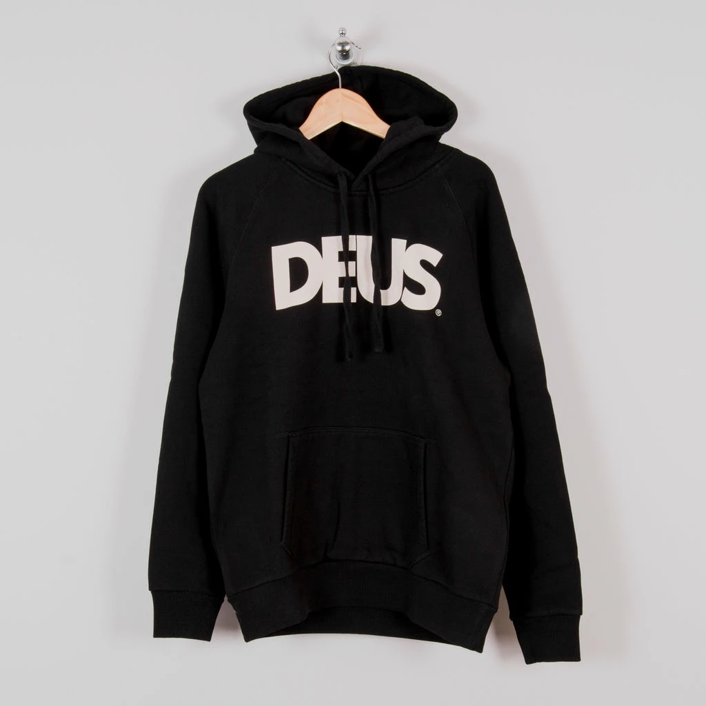 Deus Ex Machina All Caps Hoodie - Black 1 Deus Ex Machina All Caps Hoodie - Black