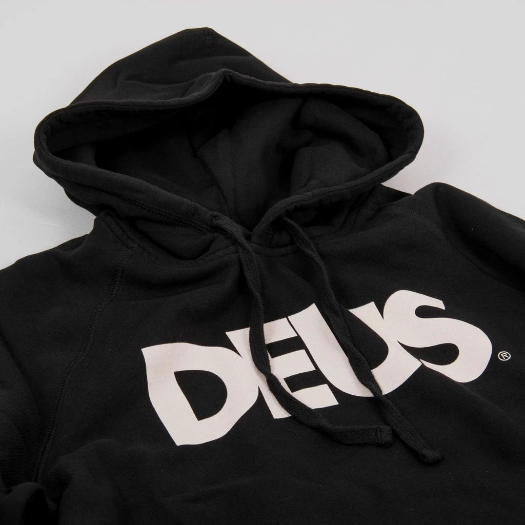 Deus Ex Machina All Caps Hoodie - Black 2 Deus Ex Machina All Caps Hoodie - Black - Image 2