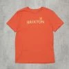 Brixton Alpha Shield Tee - Apricot