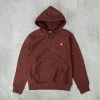 Carhartt WIP American Script Hooded Sweat - Ale