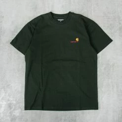 Carhartt WIP American Script S/S Tee - Dark Cedar
