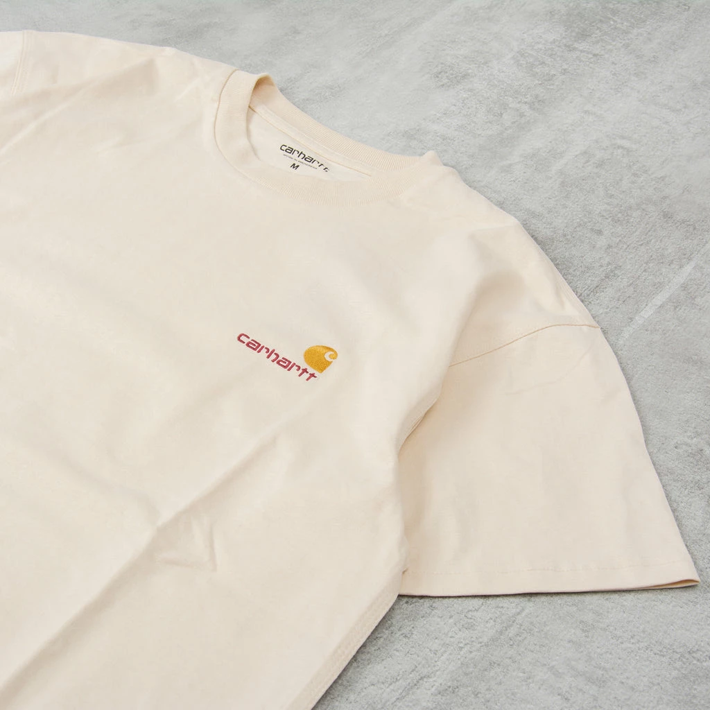 Carhartt WIP American Script S/S Tee - Natural 2 Carhartt WIP American Script S/S Tee - Natural - Image 2