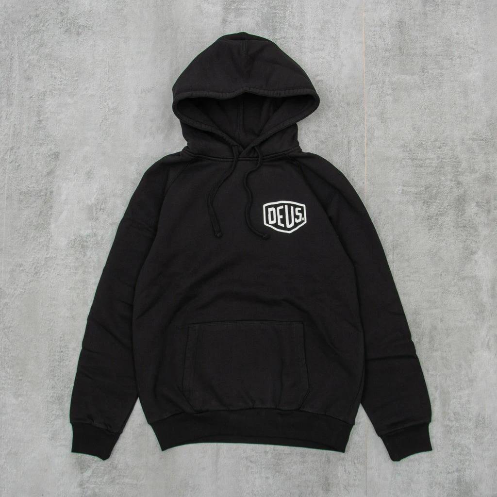 Deus Ex Machina Amsterdam Address Hoody - Black 1 Deus Ex Machina Amsterdam Address Hoody - Black