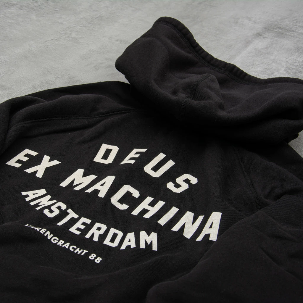 Deus Ex Machina Amsterdam Address Hoody - Black 2 Deus Ex Machina Amsterdam Address Hoody - Black - Image 2