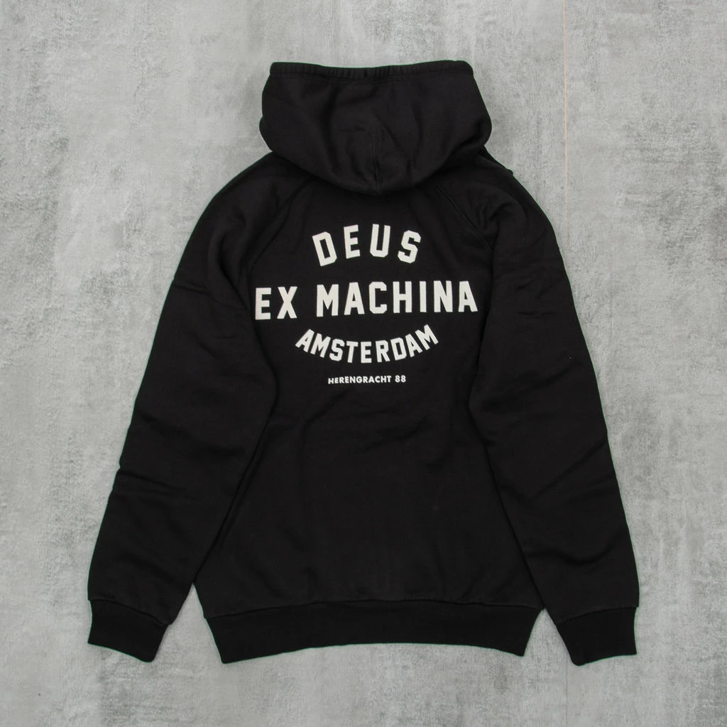 Deus Ex Machina Amsterdam Address Hoody - Black 3 Deus Ex Machina Amsterdam Address Hoody - Black - Image 3