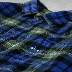 Obey Andrew Woven Cord Shirt- Dark Cedar -Kyosho Shop AndrewWoven DarkCedar3 1024x1024