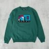 By Parra Blockhaus Crew Sweatshirt - Pine Green