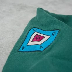 By Parra Blockhaus Crew Sweatshirt - Pine Green -Kyosho Shop BlockhausCrewSweatshirt PineGreen3 1024x1024