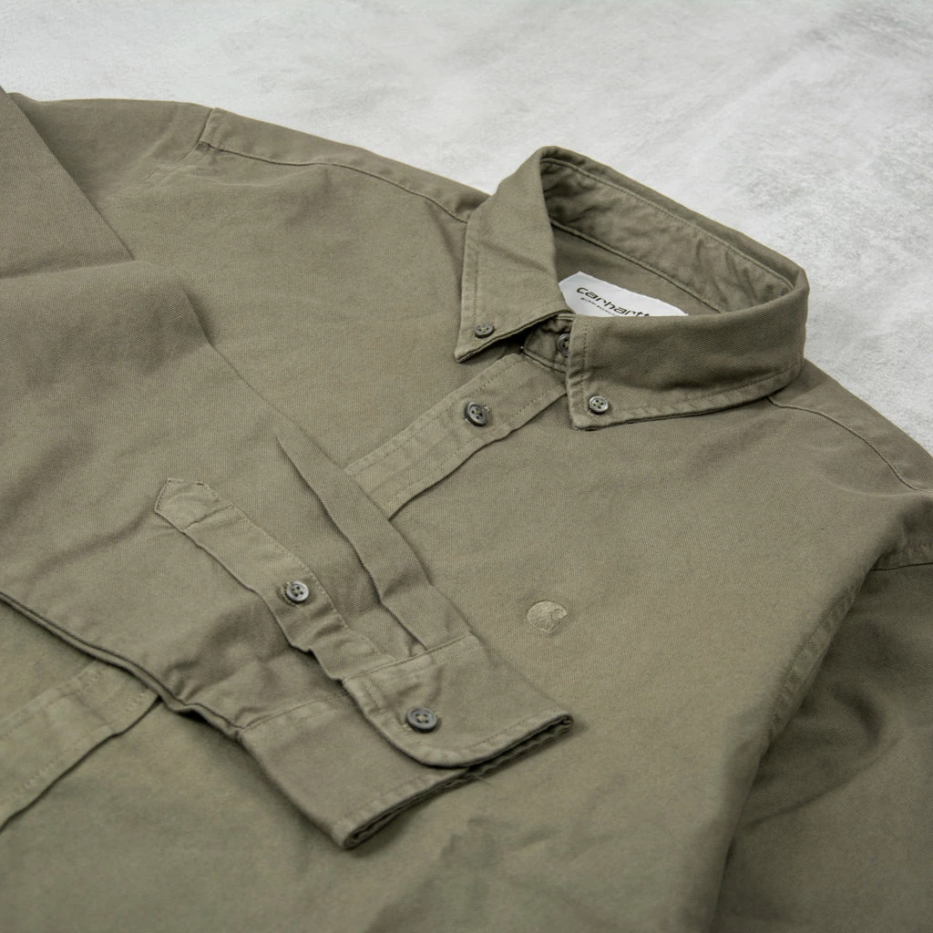 Carhartt WIP Bolton L/S Shirt - Salvia 3 Carhartt WIP Bolton L/S Shirt - Salvia - Image 3