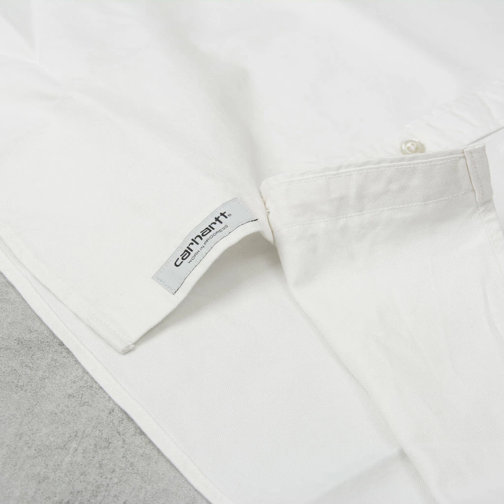 Carhartt WIP Bolton L/S Shirt - White 2 Carhartt WIP Bolton L/S Shirt - White - Image 2