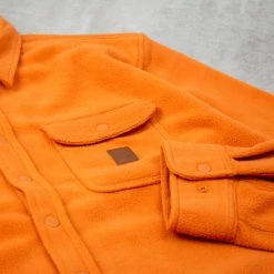 Brixton Bowery Arctic Stretch Fleece - Burnt Orange -Kyosho Shop BoweryArcticStretchFleece BurntOrange3 1024x1024