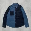 Brixton Bowery Corduroy L/S Flannel Shirt - Joe Blue