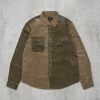 Brixton Bowery Corduroy L/S Flannel Shirt - Military Olive