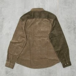 Brixton Bowery Corduroy L/S Flannel Shirt - Military Olive 5 Brixton Bowery Corduroy L/S Flannel Shirt - Military Olive -Kyosho Shop BoweryCorduroyL SFlannelShirt MilitaryOlive3 1024x1024