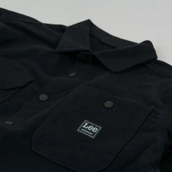 Lee Box Pocket Overshirt - Black -Kyosho Shop BoxPocketOvershirt Black3 1024x1024