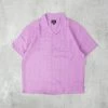 Brixton Bunker S/S Plain Woven Shirt - Orchid