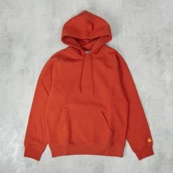 Carhartt WIP Hooded Chase Sweatshirt - Phoenix / Gold
