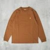 Carhartt WIP Chase L/S Tee - Hamilton Brown