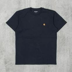 Carhartt WIP Chase S/S Tee - Dark Navy