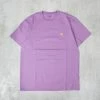 Carhartt WIP Chase S/S Tee - Violanda / Gold