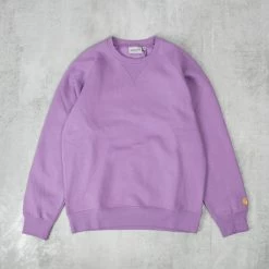 Carhartt WIP Chase Sweatshirt - Violanda / Gold