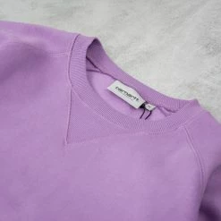 Carhartt WIP Chase Sweatshirt - Violanda / Gold -Kyosho Shop ChaseSweatshirt Violanda Gold2 1024x1024