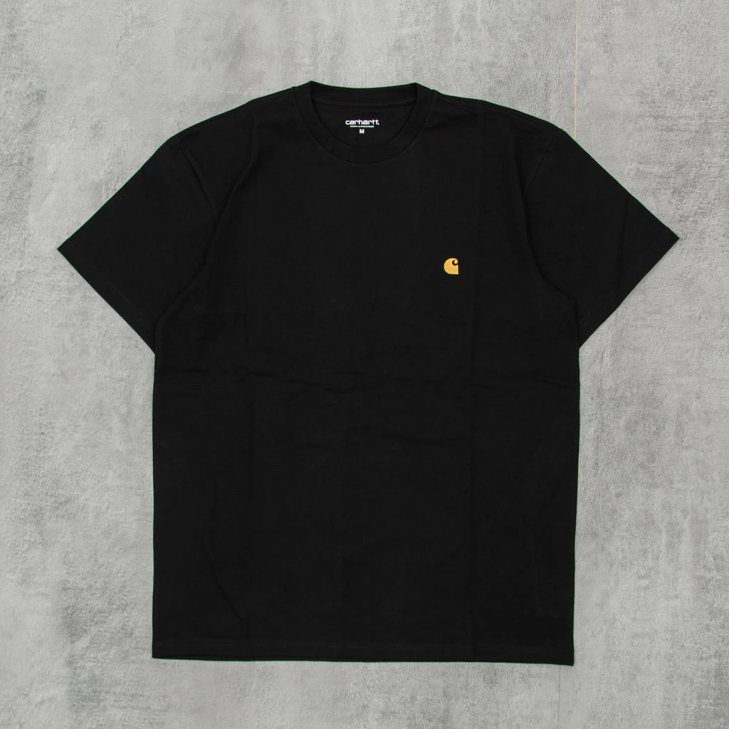 Carhartt WIP Chase S/S Tee - Black 1 Carhartt WIP Chase S/S Tee - Black