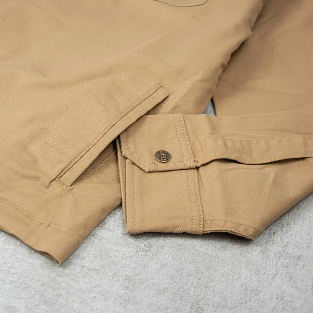 Lee Chetopa Zip Overshirt - Clay 4 Lee Chetopa Zip Overshirt - Clay - Image 4