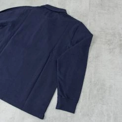 Edwin Club Stripes L/S Polo Jersey - Maritime Blue -Kyosho Shop ClubStripesL SPoloJersey MaritimeBlue3 1024x1024