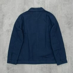 Nudie Colin Canvas Overshirt - Indigo Blue -Kyosho Shop ColinCanvasOvershirt IndigoBlue4 1024x1024