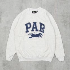 By Parra College Horse Crew Sweatshirt - Ash Grey