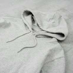 Brixton Collegiate Pocket Hood Sweat - Heather Grey / Pebble -Kyosho Shop CollegiatePocketHoodSweat HeatherGrey Pebble2 1024x1024
