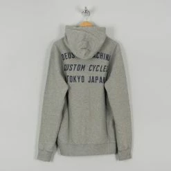 Deus Ex Machina Speed Stix Zip Hoody - Heather Grey -Kyosho Shop DSC 0387 1024x1024