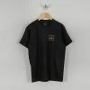 Brixton Alpha Square S/S Standard Tee - Black / Lemon Curry