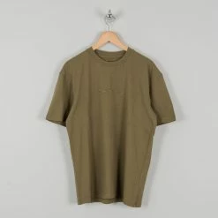 Edwin Katakana Embroidery Tee - Martini Olive