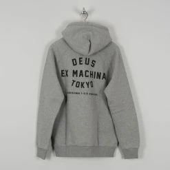 Deus Ex Machina Tokyo Address Hoody - Grey Marle 6 Deus Ex Machina Tokyo Address Hoody - Grey Marle -Kyosho Shop DSC 9889 1024x1024