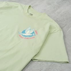 Obey Dove Barbed Wire Tee - Cucumber -Kyosho Shop DoveBarbedWireTee Cucumber2 1024x1024