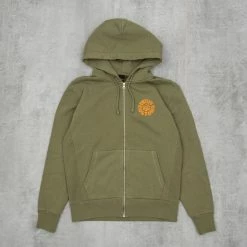 Deus Ex Machina Elevation Zip Hoodie - Clover Green