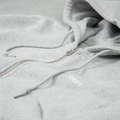 Obey Established Works Bold ZipHood - Ash Grey -Kyosho Shop EstablishedWorksBoldZipHood AshGrey3 1024x1024