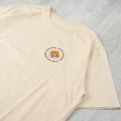 Brixton Future Relaxed Tee S/S - Cream Garment Dye -Kyosho Shop FutureRelaxedTeeS S CreamGarmentDye2 1024x1024