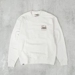 Penfield Geo Back Print Sweatshirt - Nimbus Cloud